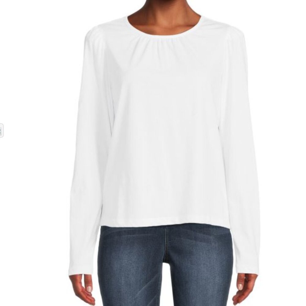 Derek Lam 10 Crosby Kary Puff Sleeve Top